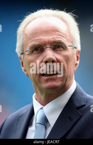 SVEN GORAN ERIKSSON MANCHESTER CITY MANAGER CITY OF MANCHESTER STADIUM MANCHESTER ENGLAND 19. August 2007 Stockfoto