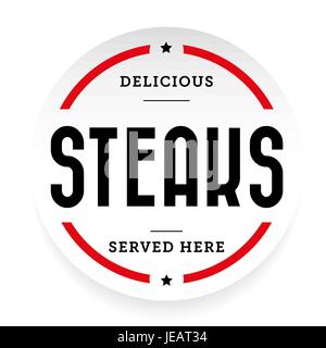 Steaks Vintage Stempel Vektor Stock Vektor