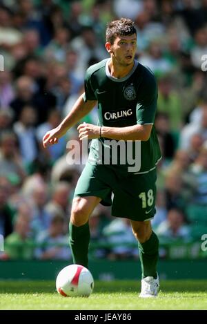 MASSIMO DONATI GLASGOW CELTIC FC CELTIC PARK GLASGOW Schottland 29. Juli 2007 Stockfoto