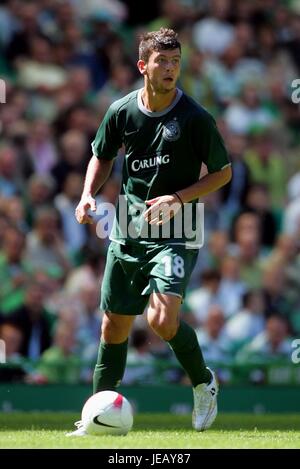 MASSIMO DONATI GLASGOW CELTIC FC CELTIC PARK GLASGOW Schottland 29. Juli 2007 Stockfoto