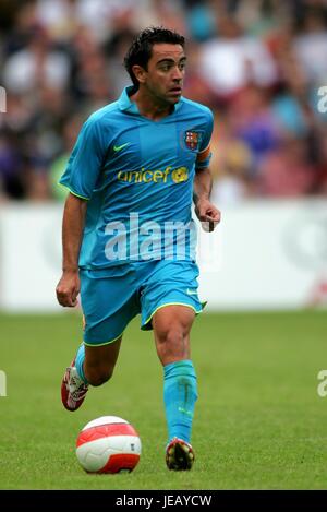 XAVI HERNANDEZ FC BARCELONA MURRAYFILD Stadion EDINBURGH Schottland 28. Juli 2007 Stockfoto