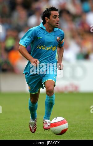 XAVI HERNANDEZ FC BARCELONA MURRAYFILD Stadion EDINBURGH Schottland 28. Juli 2007 Stockfoto