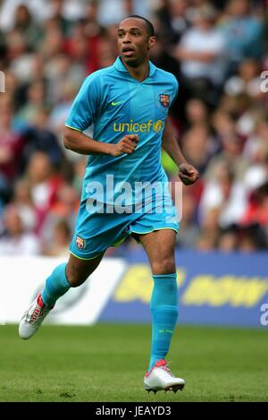 THIERRY HENRY FC BARCELONA MURRAYFILD Stadion EDINBURGH Schottland 28. Juli 2007 Stockfoto