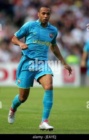 THIERRY HENRY FC BARCELONA MURRAYFILD Stadion EDINBURGH Schottland 28. Juli 2007 Stockfoto