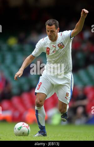 MAREK MATEJOVSKY Tschechien & MLADA BOLESLA MILLENNIUM Stadion CARDIFF WALES 2. Juni 2007 Stockfoto