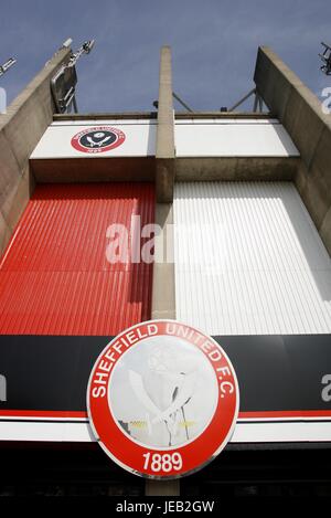 SHEFFIELD United FOOTBALL CLUB SHEFFIELD UTD FC BRAMALL LANE SHEFFIELD ENGLAND 14. April 2007 Stockfoto