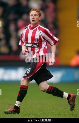 STEPHEN QUINN SHEFFIELD UNITED FC BRAMALL LANE SHEFFIELD ENGLAND 10. Februar 2007 Stockfoto