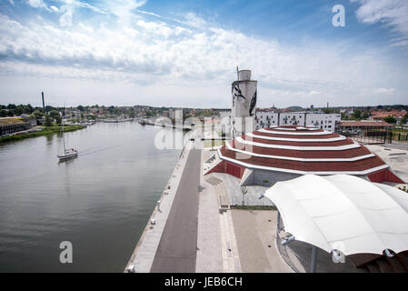 Haderslev ist eine dänische Stadt Region des südlichen Dänemark mit einer Bevölkerung von 21,574. Die Stadt und die administrative Haderslev Kommune Stockfoto