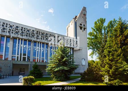 Sopot, Polen - 10. Juni 2017: Die Kirche von St. Michael der Erzengel im Sommer Stockfoto