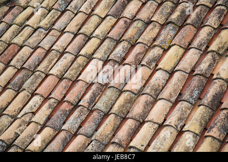 Dachziegel, Dubrovnik, Kroatien Stockfoto