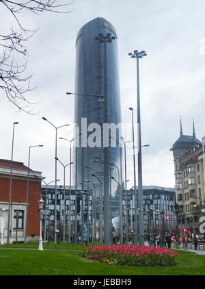 Erdrola Tower, Bilbao Bizkaia, Baskenland Stockfoto