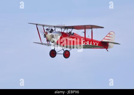 1929 südlichen Martlet an Old Warden Flugplatz fliegen Stockfoto