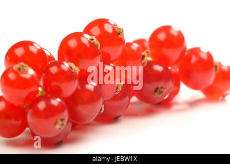 Rote Johannisbeeren, mittlere close-up, Stockfoto