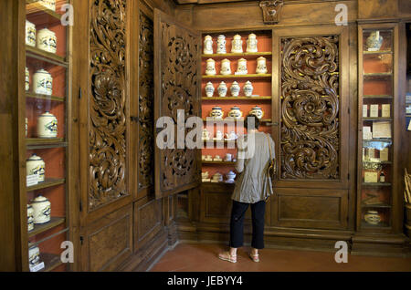 Italien, Toskana, Casentino, das Kloster der Camaldodi mit ehemaligen Apotheke, Stockfoto