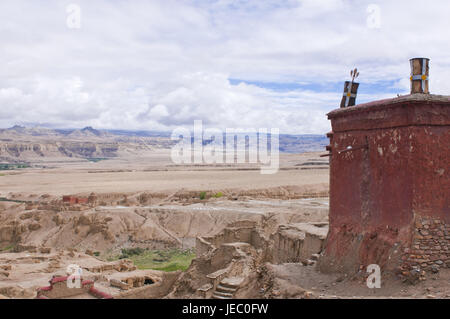 Das Königreich Guge, Westtibet, Asien, Stockfoto