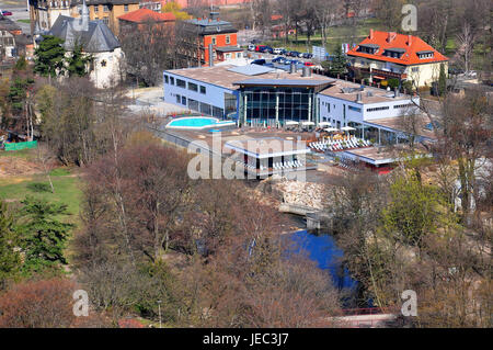 Deutschland, Sachsen-Anhalt, Harz, Bodetal, Thale, Therme, Stockfoto