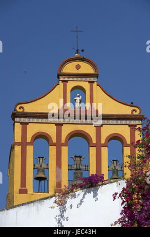 Spanien, Andalusien, Cordoba, Notre Dame De La Paix et de l' Esperance, Kirche mit Glockenturm, Stockfoto