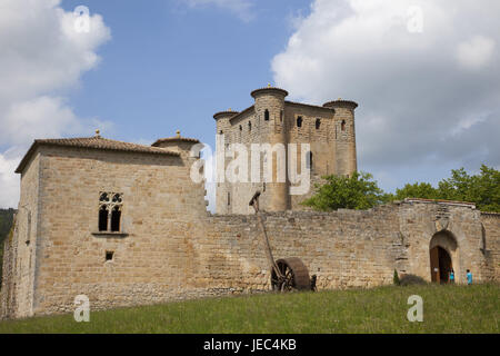 Frankreich, Languedoc-Roussillon, Aude, Schloss d'Arques, Stockfoto