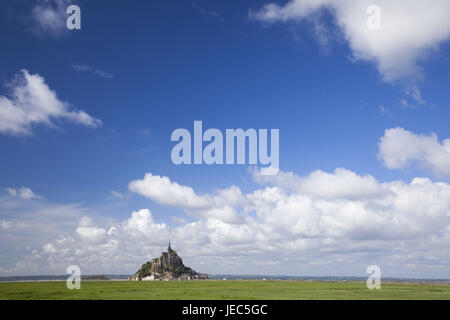 Frankreich, Normandie, Mont St. Michel, Stockfoto