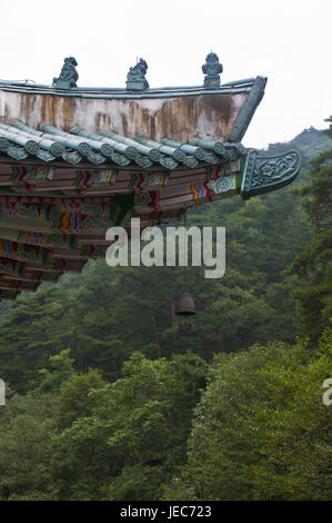 Kim Il Sung Schatzkammer in den Heiligen Berg Myohyangsan, Nordkorea, Stockfoto