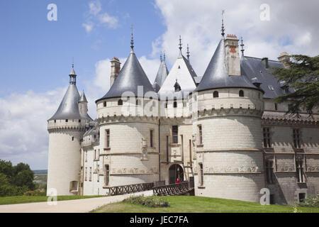 Frankreich, Loire-Tal, Schloss Chaumont, Stockfoto