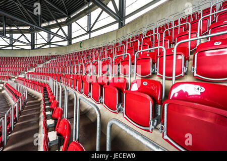 Besuch WWK Arena - das offizielle Stadion des FC Augsburg Stockfoto