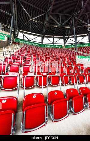 Besuch WWK Arena - das offizielle Stadion des FC Augsburg Stockfoto