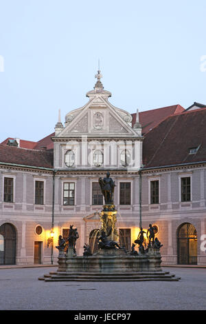 Deutschland, Bayern, München, Residenz, Gericht gut Stockfoto