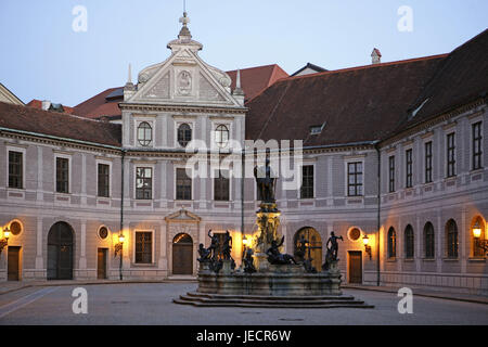 Deutschland, Bayern, München, Residenz, Gericht gut Stockfoto