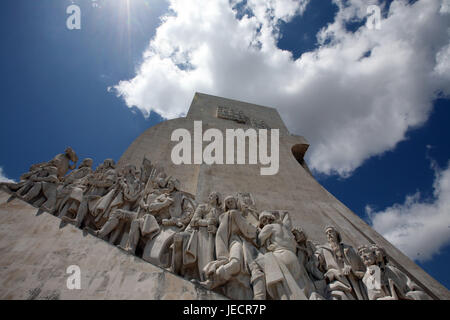 Portugal, Lissabon, Belem, Padrão Dos Descobrimentos, Denkmal, Denkmal, Stockfoto