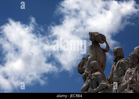 Portugal, Lissabon, Belem, Padrão Dos Descobrimentos, Denkmal, Detail, Stockfoto