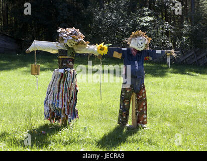 Österreich, Salzburg, Großgmain, Vogelscheuchen, Stockfoto