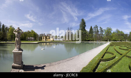 Österreich, Salzburg, Schloss Hellbrunn, Stockfoto