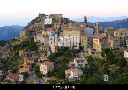 Frankreich, Korsika, Balagne, Speloncato, lokale Ansicht, Stockfoto