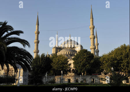 Türkei, Istanbul, sultan's Ahmed Moschee, blaue Moschee, blauen Himmel, Stockfoto