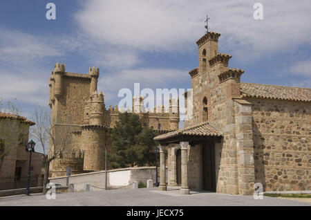 Spanien, Region Kastilien-La Mancha, Schloss Guadamur, Stockfoto