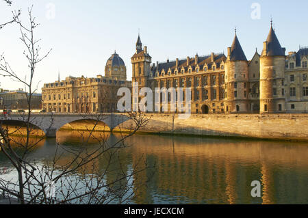 Frankreich, Paris, aufbauend auf der Binneninsel Ile De La Cité, Stockfoto