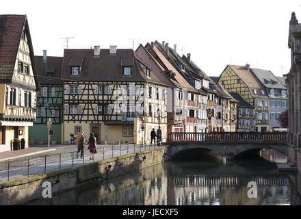 Frankreich, Elsass, Colmar, klein Venedig, Stockfoto