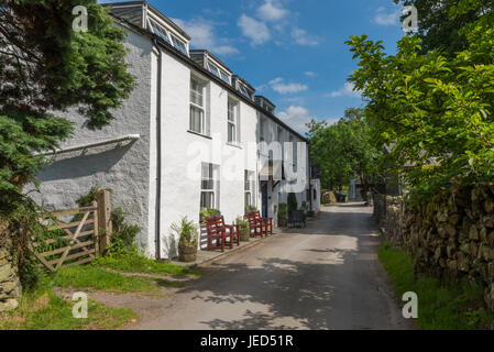 Der Weiler Stonethwaite in Borrowdale Cumbria Stockfoto