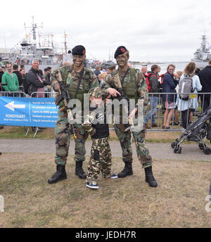 Den Helder / Niederlande, 24. Juni 2017. Tag der offenen Tür der marine und Marine base Den Helder, Niederlande. Martin John Bowra / Alamy Live News Stockfoto