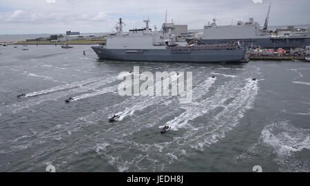 Den Helder / Niederlande, 24. Juni 2017. Tag der offenen Tür der marine und Marine base Den Helder, Niederlande. Martin John Bowra / Alamy Live News Stockfoto