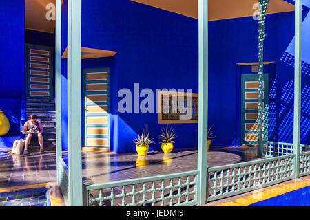 Jardin Majorelle - Majorelle Gärten, Marrakesch, Marokko Stockfoto