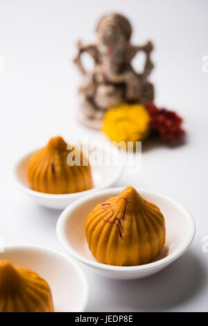 Ein Modak ist eine indische süße Knödel beliebt in vielen Teilen von Indien. Es heißt Modak in Marathi und Konkani sowie Gujarati Sprache, Kozhakkatt Stockfoto