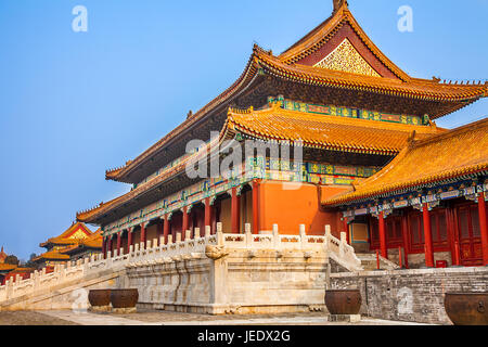 In der verbotenen Stadt in Peking Nord China Stockfoto