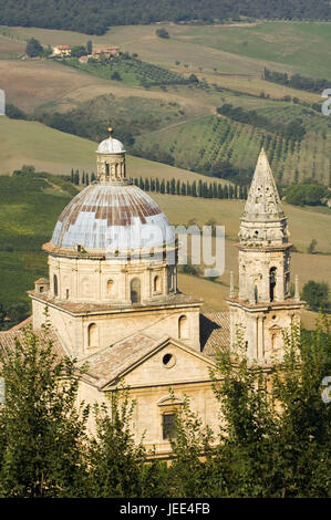 Italien, Toskana, Montepulciano, Kirche "Madonna Tu San Biagio" Stockfoto