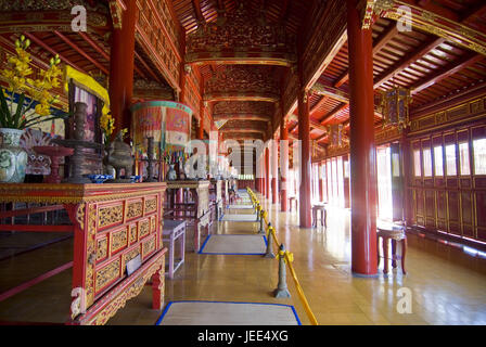 Mieu Tempel, innen geschossen, Gee, Vietnam, Stockfoto