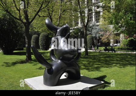 Spanien, Madrid, Nationalmuseum, Skulptur im Park, Stockfoto