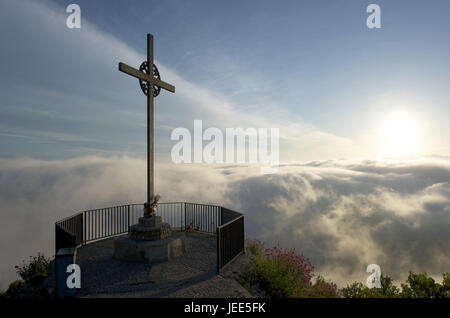 Spanien, Katalonien, Kreuz San Miguel, Stockfoto