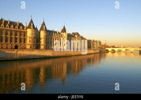 Frankreich, Paris, aufbauend auf der Binneninsel Ile De La Cité, Stockfoto