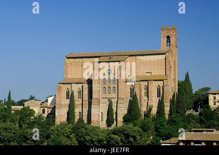 Italien, Toskana, Siena, Altstadt, Basilika "San Domenico" Stockfoto